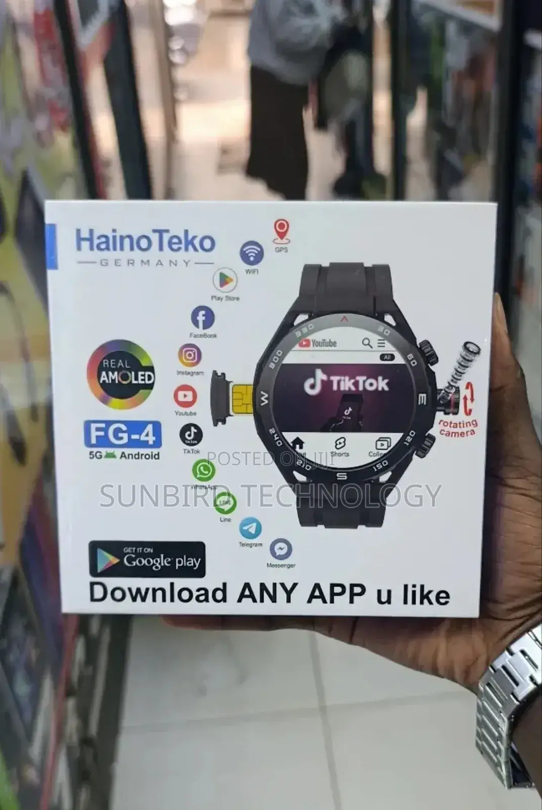 Hainoteko Fg-4 5g Android Smartwatch