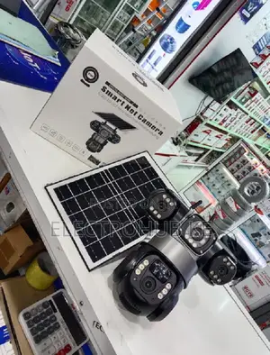 Solar 4g Tripple Lens Cctv Camera V380pro Remote Viewing