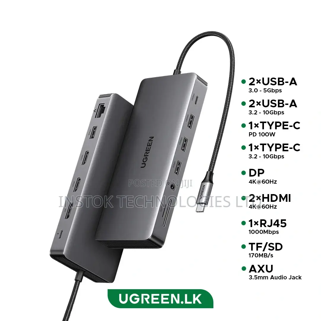 Ugreen 13–In–1 Multifunction Usb-c Hub