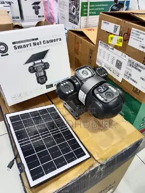 Outdoor Surveillance V380 Pro App 3 Lens Solar Ptz Camera Available
