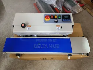 Industrial Continuous Band Sealer With Adjustable Speed Conveyor