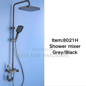 8021h Shower Mixer Grey/Black Available
