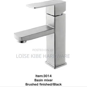 Basin Mixer Brushed Finished/Black