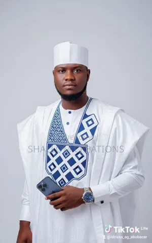 African White Agbada Outfits