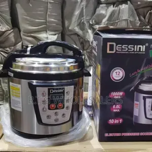 6 Litre Dessini Electric Pressure Cooker – Fast Safe Cooking