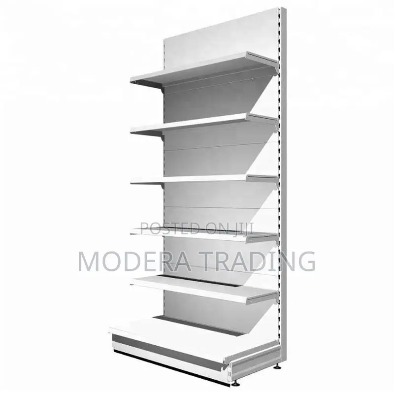 One-Sided Supermarket Shelves-