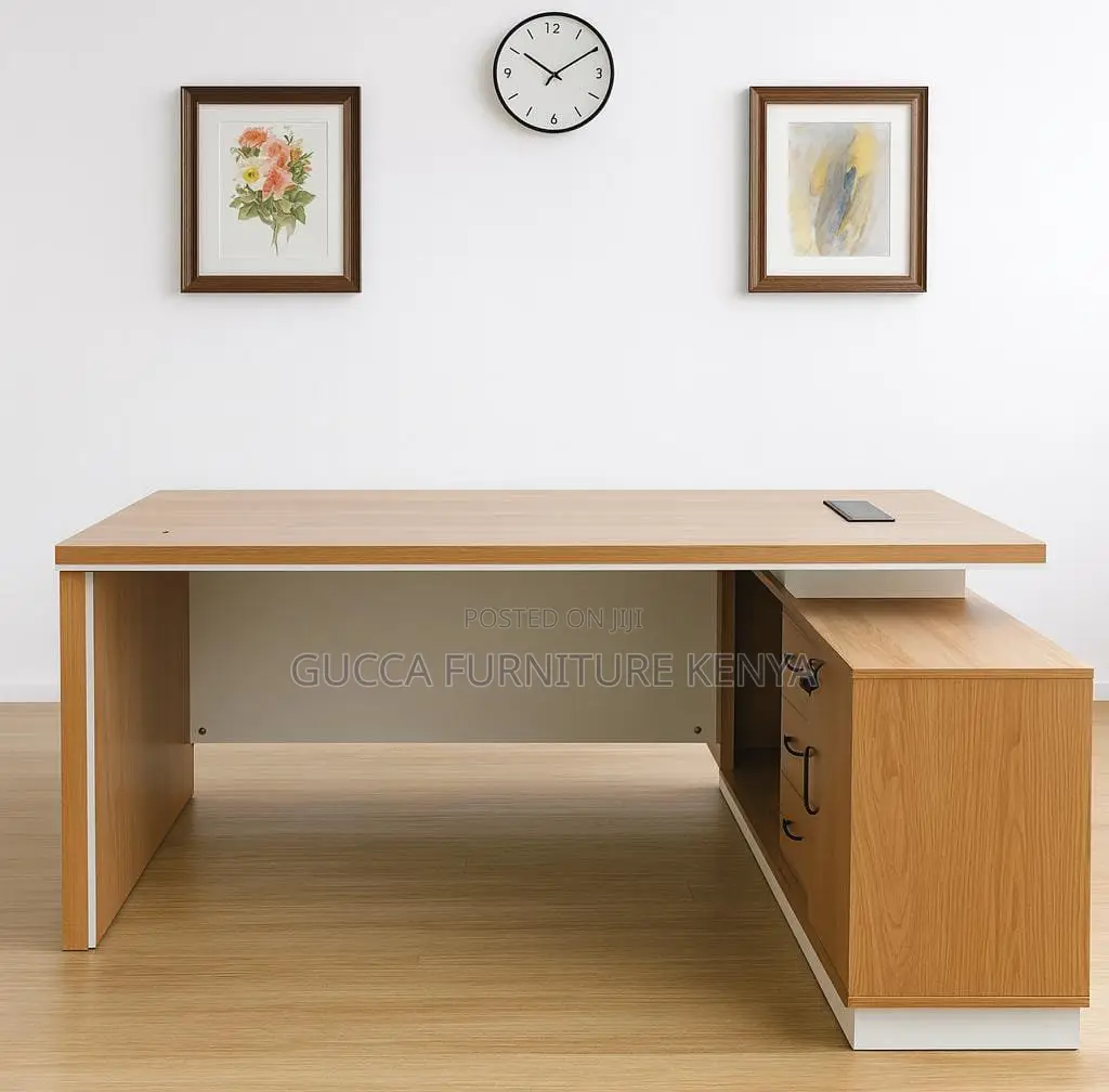 Modern Executive L-shaped 180cm Office Table