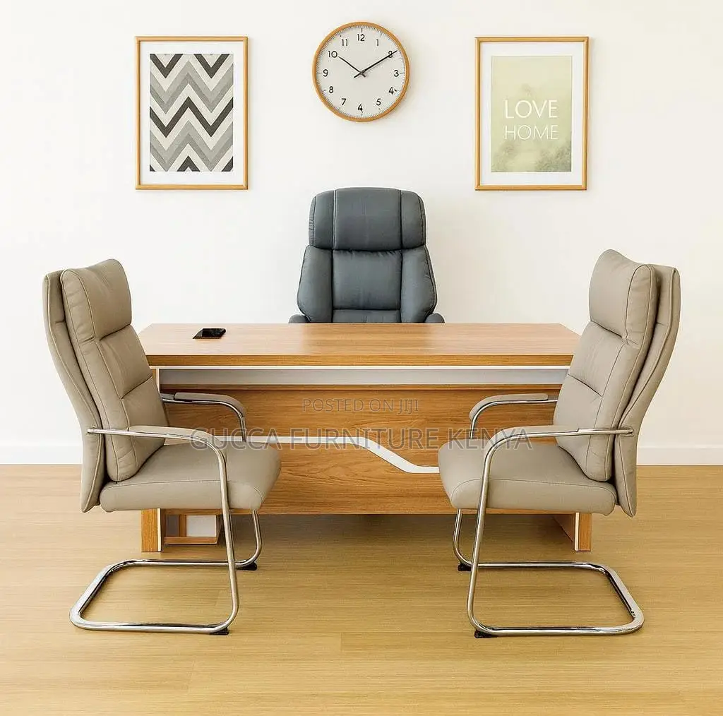 Modern Executive L-shaped 180cm Office Table