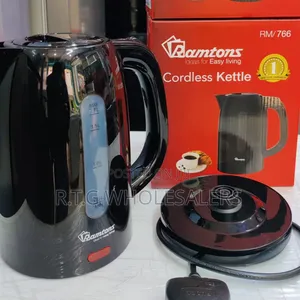 Ramtons 1.7l Black Cordless Kettle