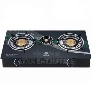 Nunix 3 Glass Burner Gt Table Top Cooker