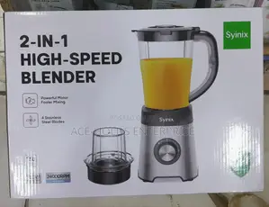 700w - Syinix 2 in 1 Electric Blender/ Grinder (Safety Lock Switch)