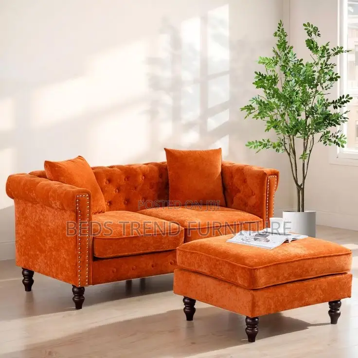 Executive 3 Seater Sofa With a Puff