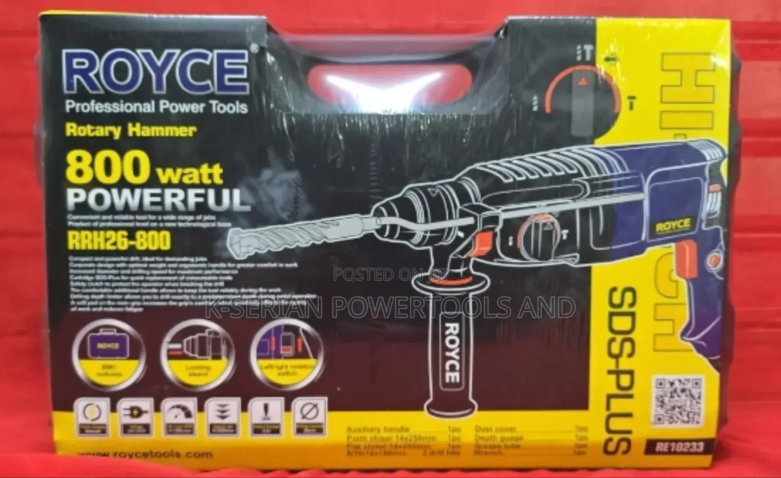 800w Royce Rotary Hammer/Rotary Hammer Drill