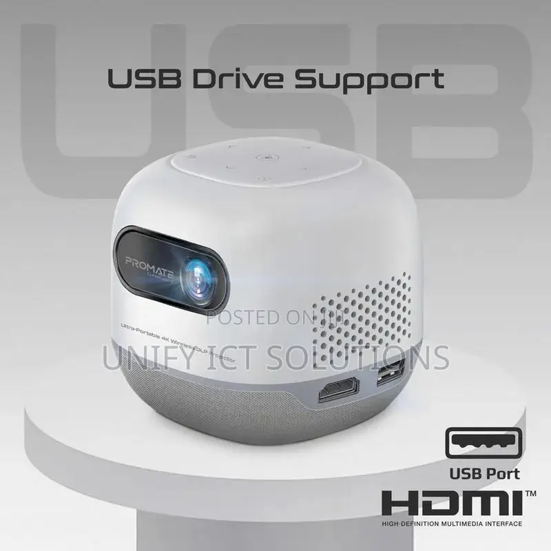 Promate Ultra-Portable Wireless DLP Projector