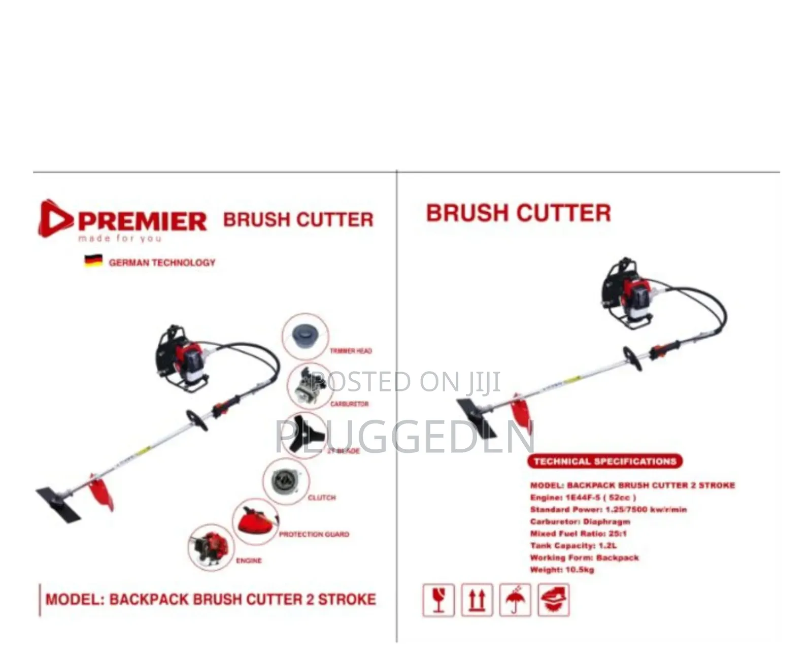 Premier Backpack 2 Stroke Brush Cutter.