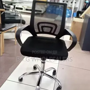 Secretarial Mesh Office Chair With Lumbar Support