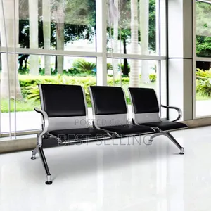 Black Modern Waiting Chairs
