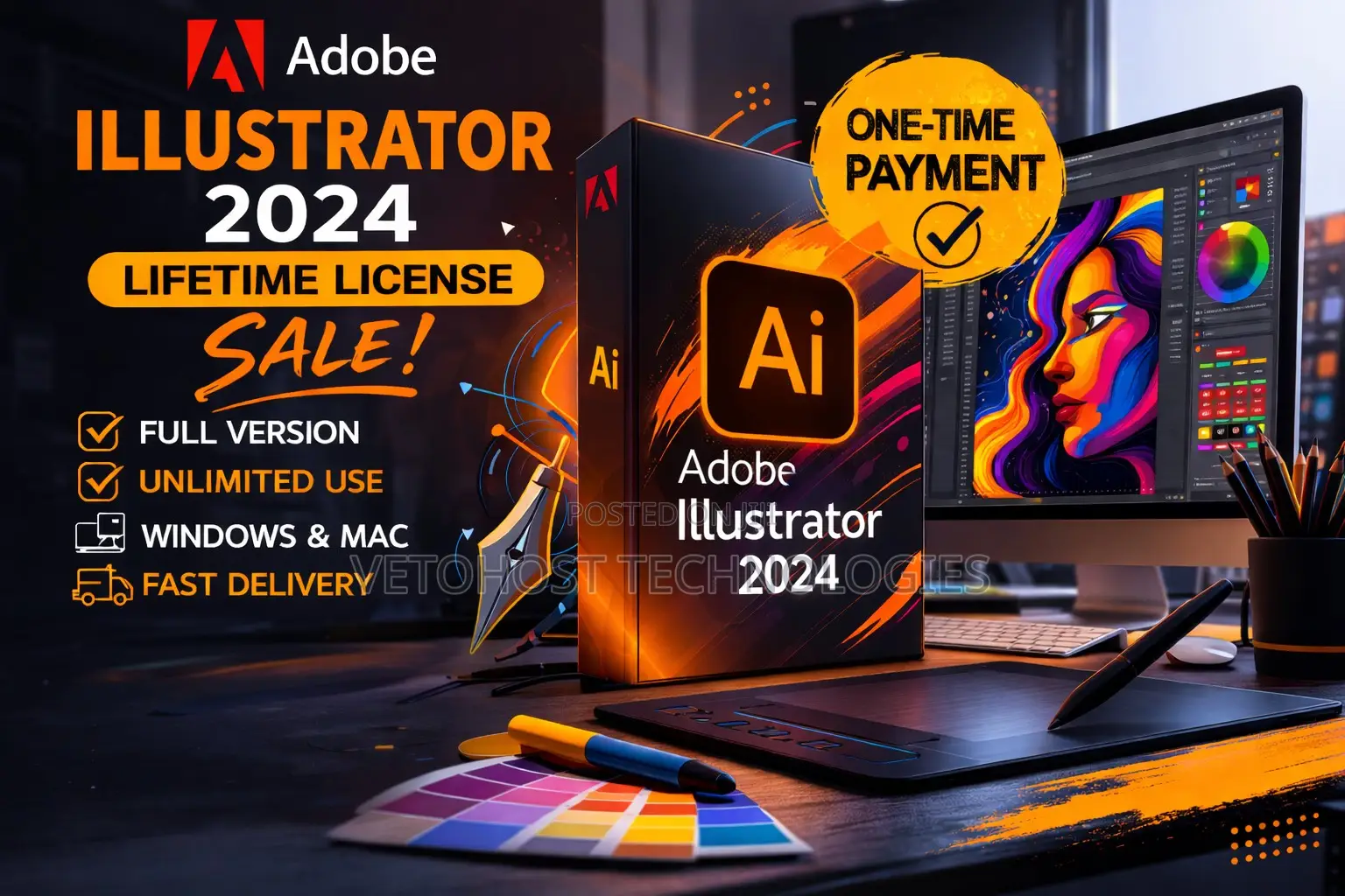 Adobe Illustrator – Lifetime License Sale!