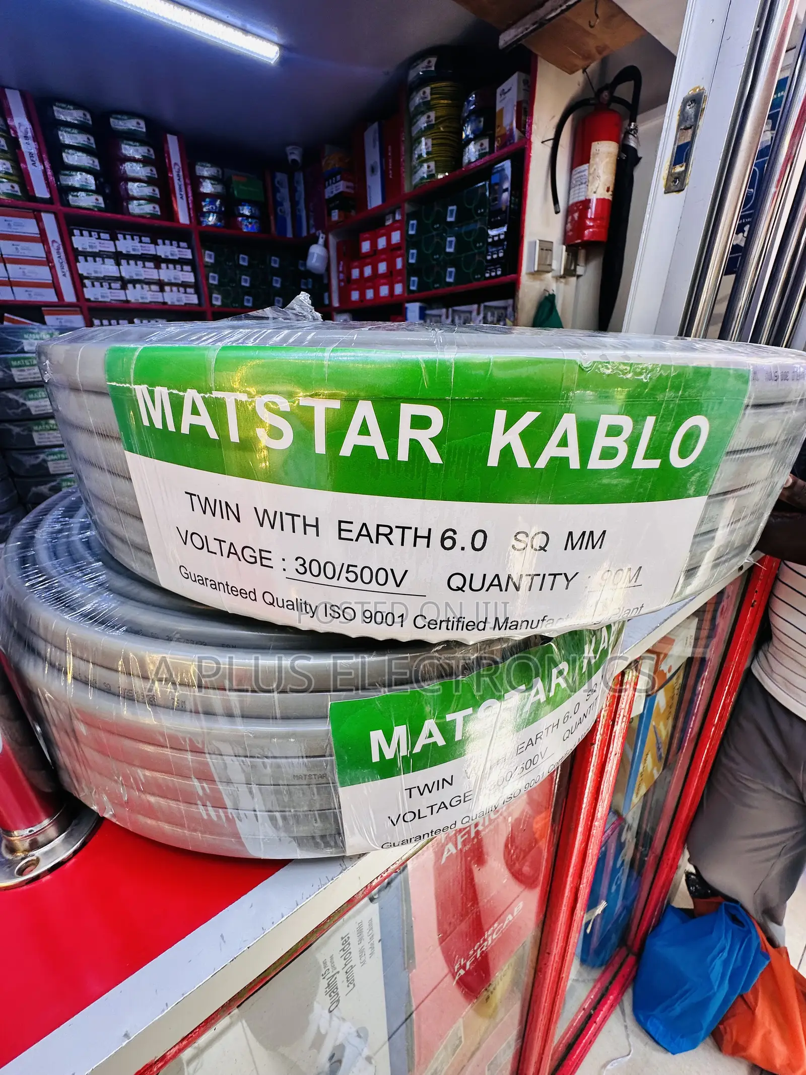 Matstar 6.0mm Twin With Earth Cable – Durable Copper Core