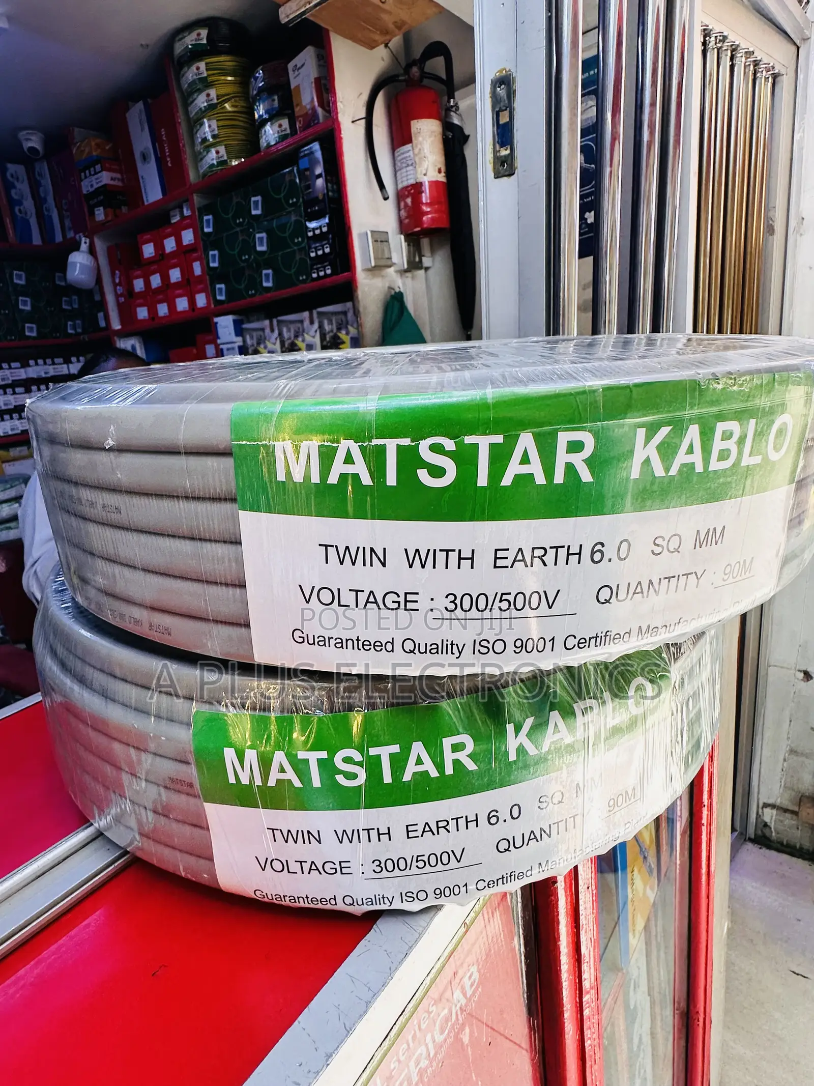 Matstar 6.0mm Twin With Earth Cable – Durable Copper Core