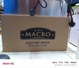 Double Macro Electric Fryer