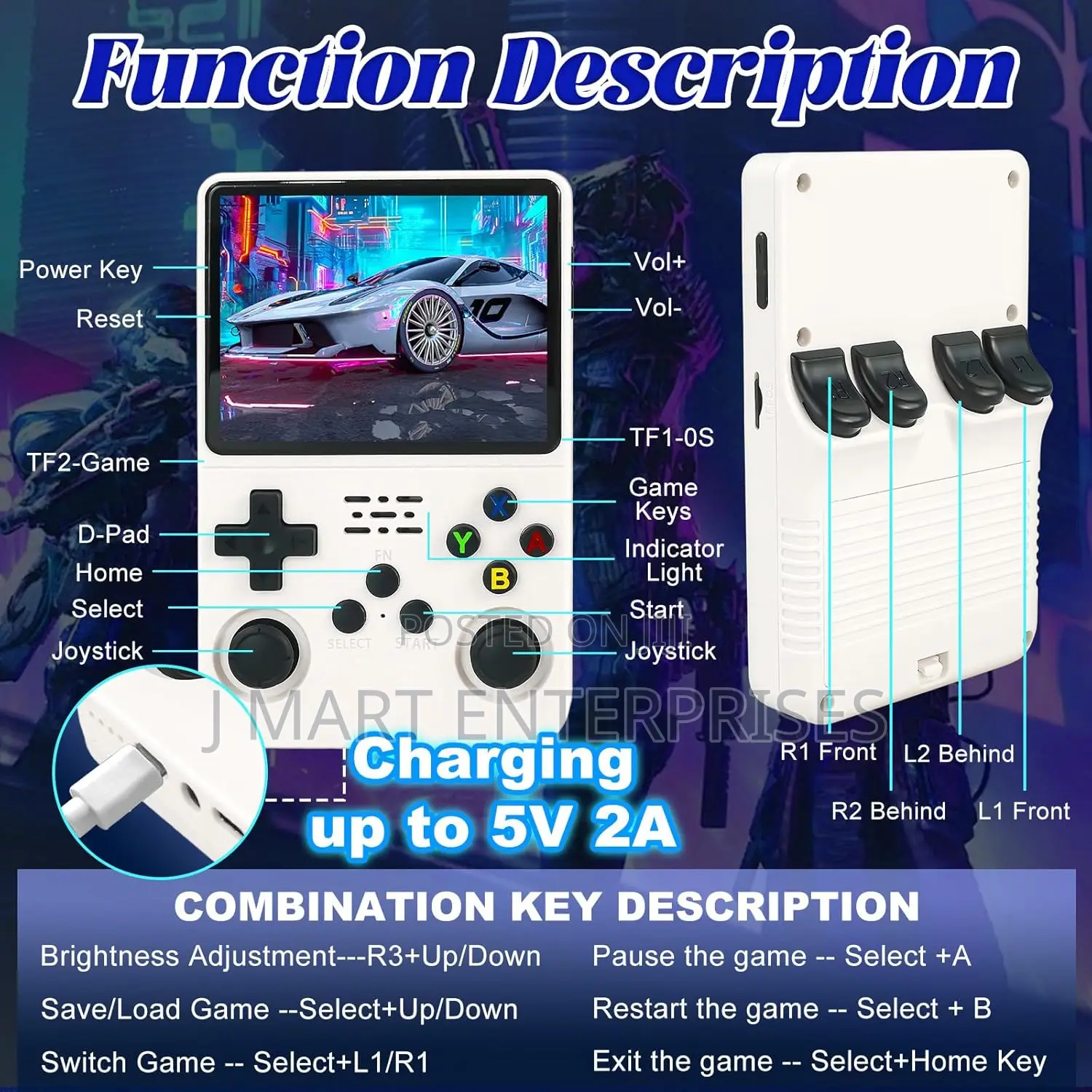 Retro Portable Game Console