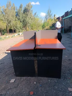 Corporate Office Desk Cluster – 4-Man Workstation