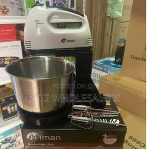 Stainless Stand Mixer With Bowl – Tilt‐Head Dough Hooks