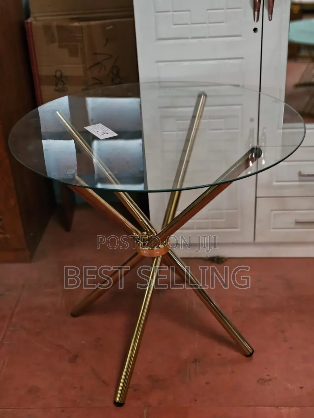 Gold Legged Round Table
