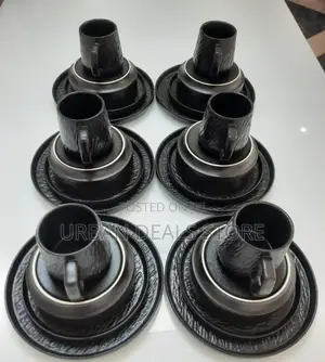 Offer Price ! 
Black Ceramic Dinnerset