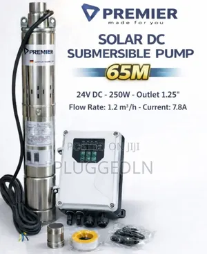 Solar Dc Submersible Pump 65m Head 1.25inch