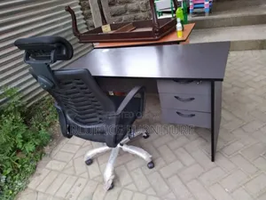 Office Desk With Office Adjustable Chair