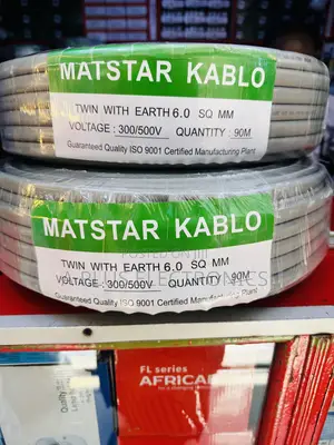 Matstar 6.0mm Twin With Earth Cable – Safe Efficient Power Supply