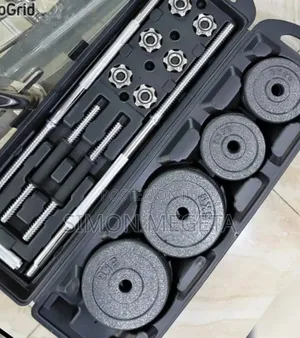 50 KGS Chrome Dumbbells Set Available in Black