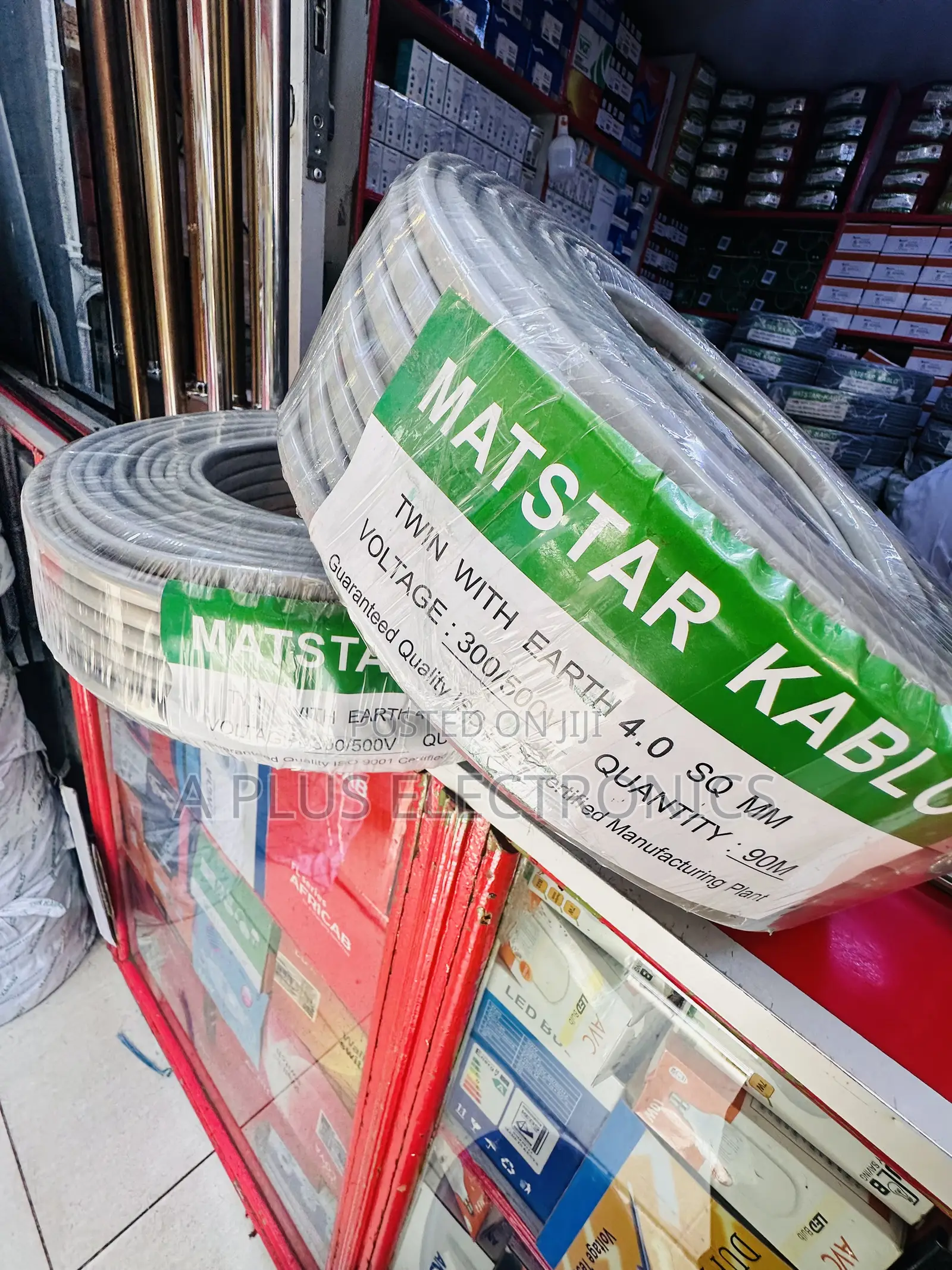 Matstar 4.0mm Twin Earth Electrical Cable