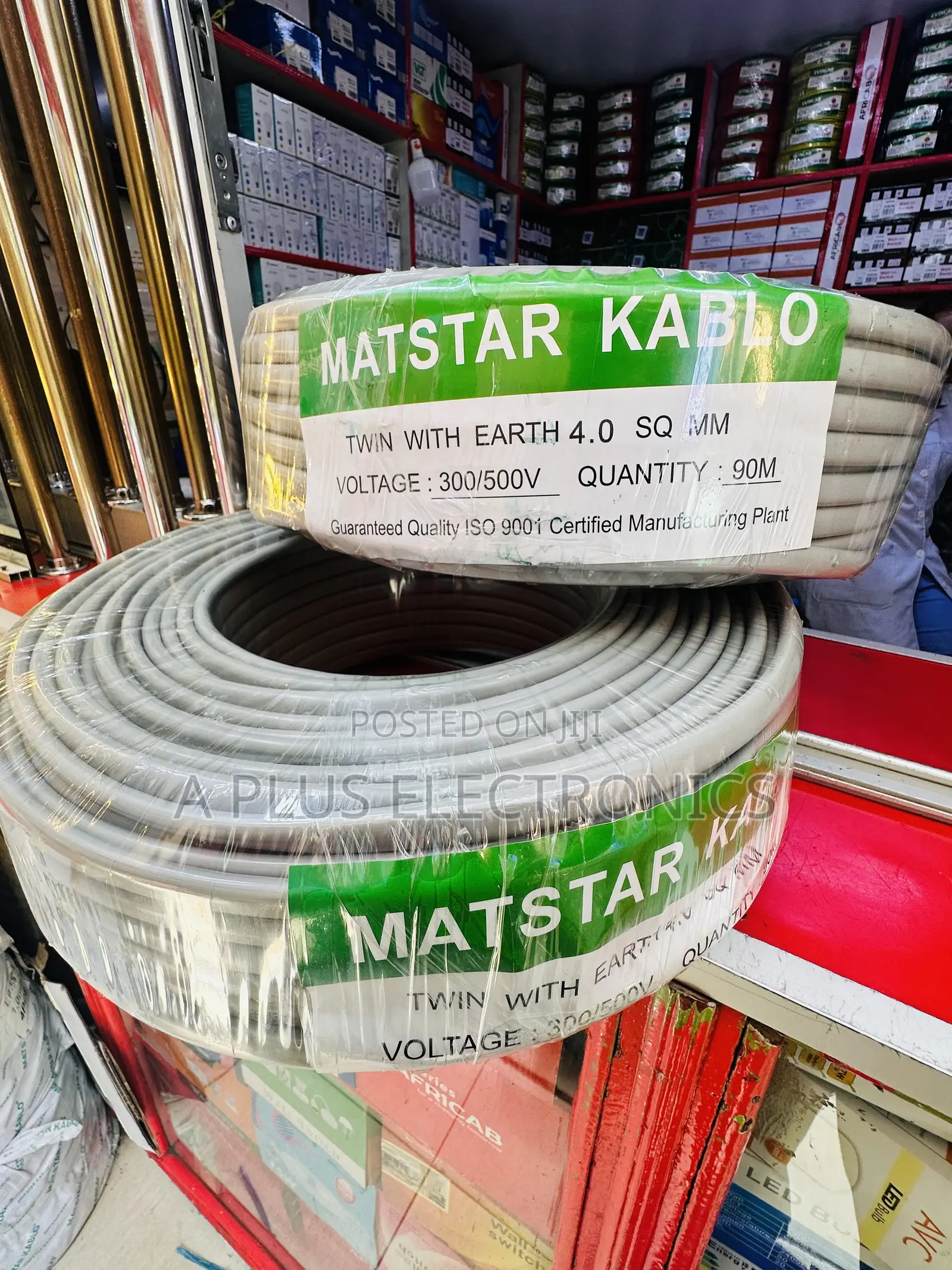Matstar 4.0mm Twin Earth Electrical Cable