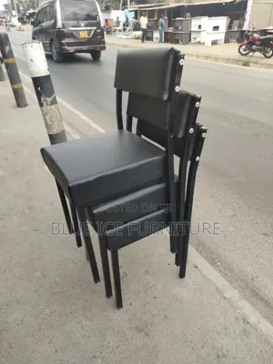 Armless Office Leather Office Chair