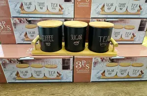 Tea,Coffee,Sugar Modern Set