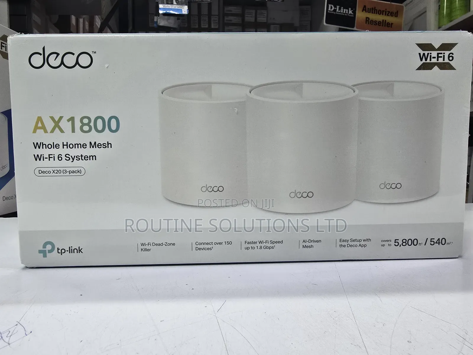 Deco X20 Ax1800 Whole Home Mesh Wifi 6 System