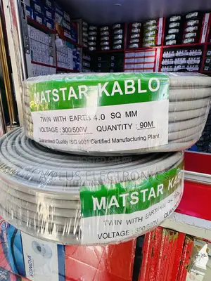 Matstar 4.0mm Twin With Earth Cable – Original Quality