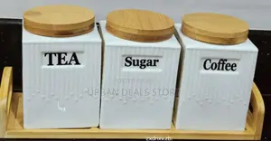 Tea,Coffee, Sugar Modern Set