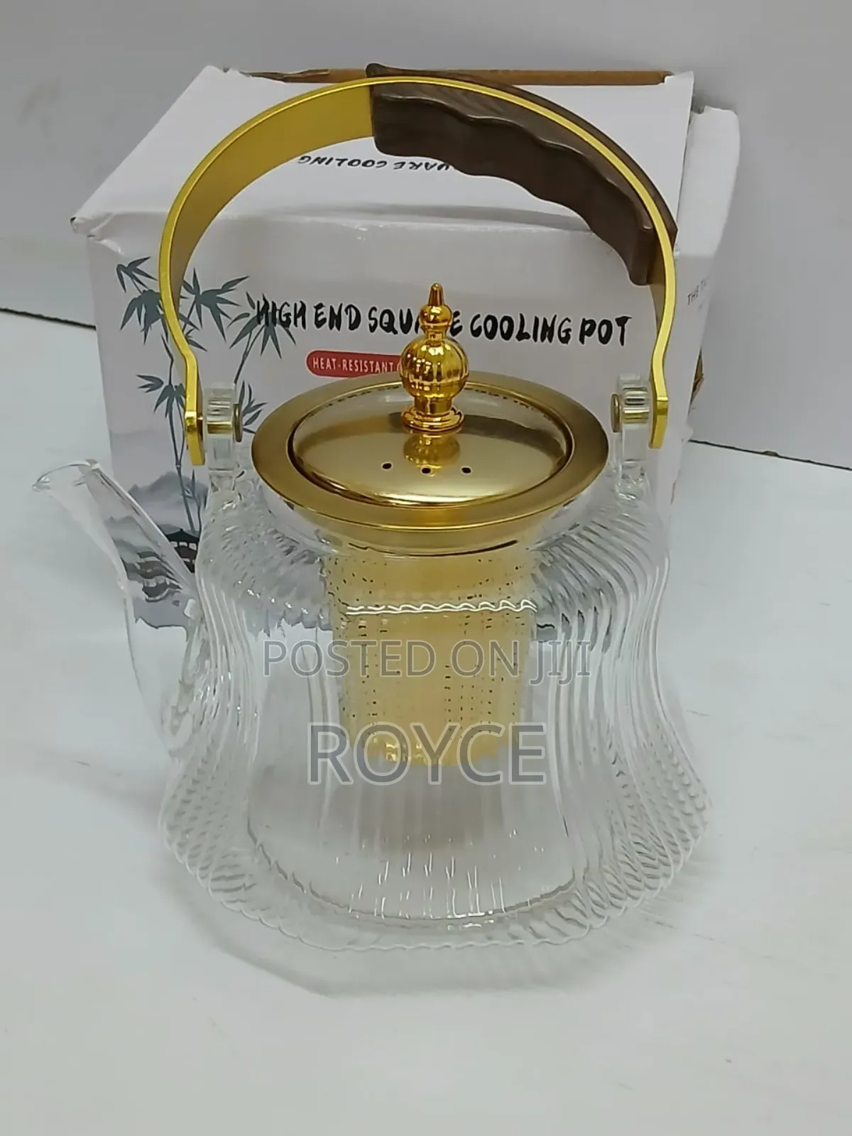 Borosilicate Glass Tea Pot With Infuser- 1.2l