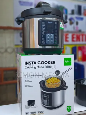 1000w Super Power Pressure Cooker 6 Litres Air Fryer Available