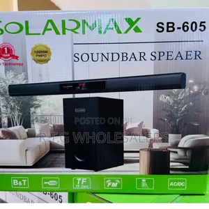Solarmax 2.1 Channel Soundbar + Subwoofer for Tv Music