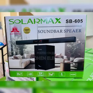 2.1ch Solarmax Soundbar Multimedia Speaker System Woofer