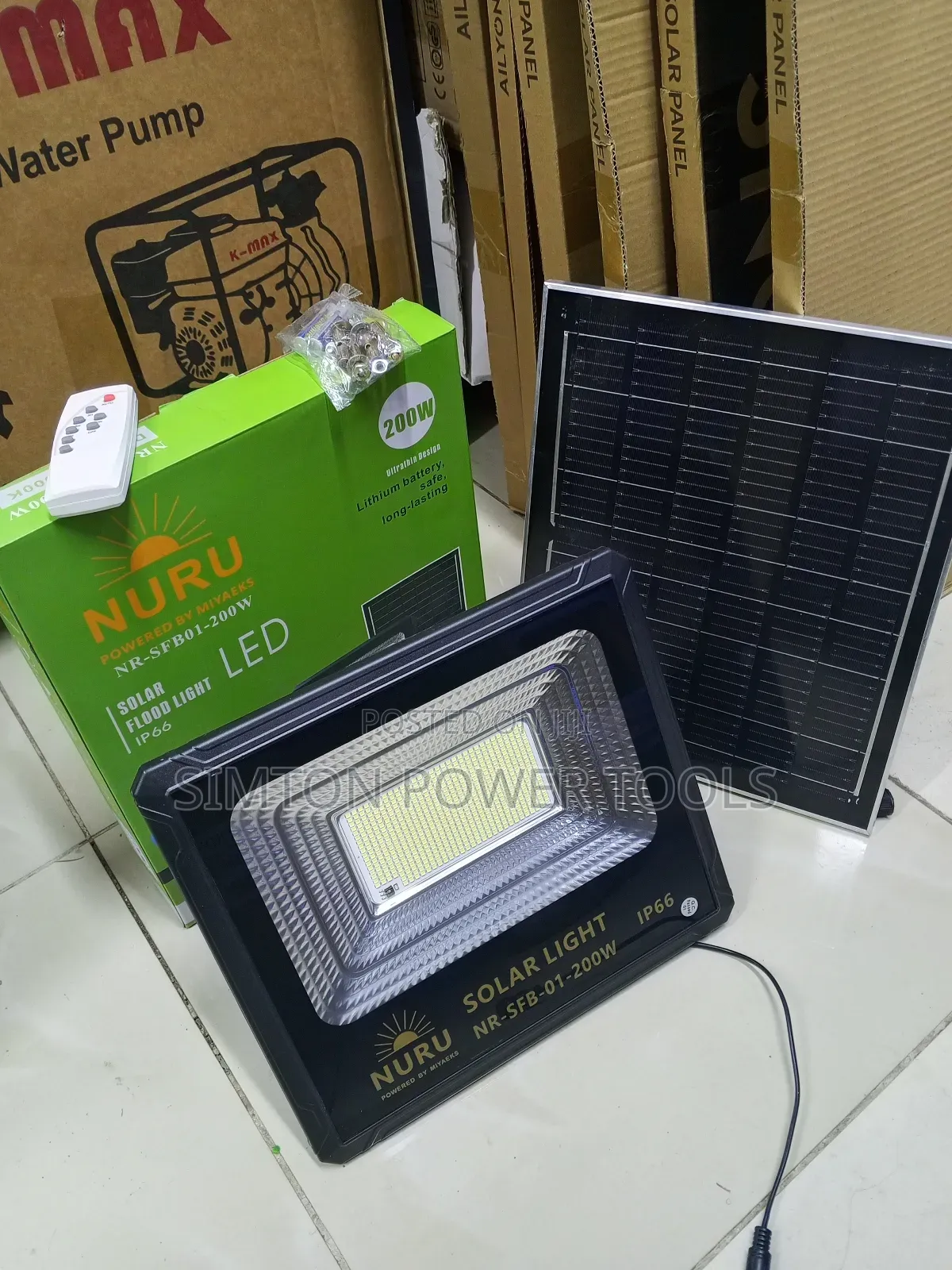 Led Solar Flood Light 200w