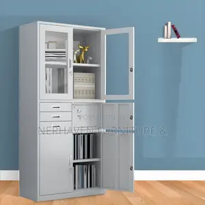 Metal Storage Cabinet With Safe