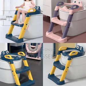 Adjustable Toddler Potty Training Seat With Ladder Step Stool