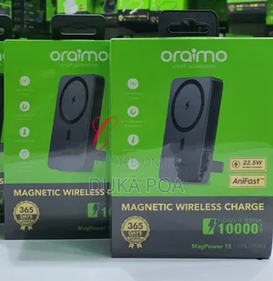 Oraimo Wireless and Wired Powerbank 10000mah Magpower 15