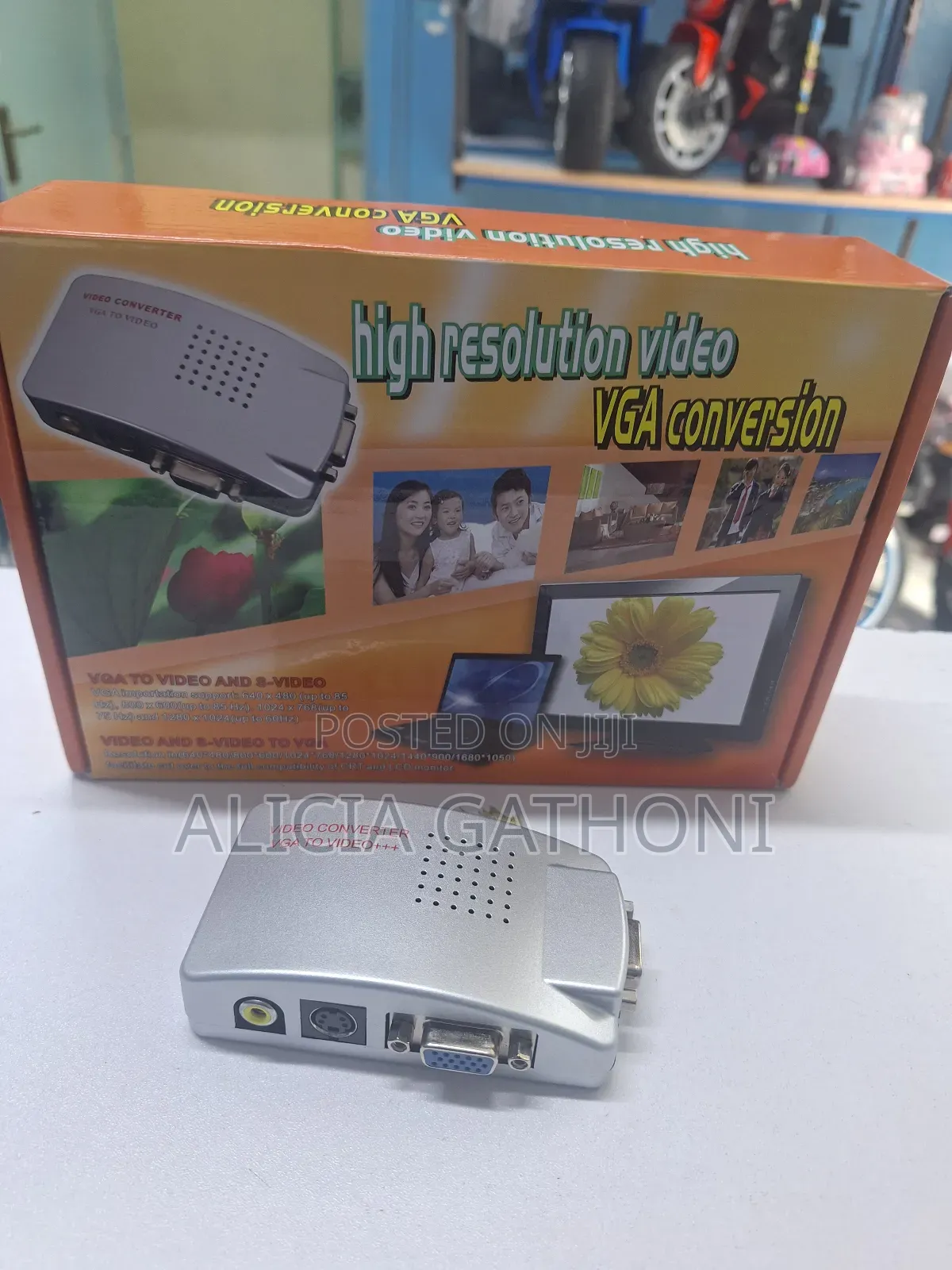 High Resolution Vga to Video Converter